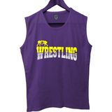 Top Glory Westernx Baskılı Kolsuz Sporcu T-Shirt Tank Top Sporcu Fitness Atlet - M - Mor