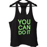 Top Glory Youcan Fitness Gym Tank Top Sporcu Atleti - 2XL - Siyah