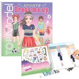 Top Model by Depesche TOPModel Dress Me Up Spor Temalı Tasarım Defteri- 11 Sayfa Sticker & 24 Sayfa Model