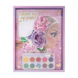 Top Model Colour Me Up Suluboya ile Boyama Seti, 10 Renk, 10 Yaprak Suluboya Kağıdı
