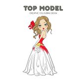 Top Model Colouring book: Top Model colouring and sketchbook
