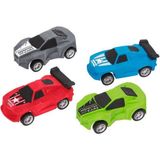 Top Model Monster Cars 3D Silgi Kızlar İçin Eğlenceli Oyuncak Araba Seti 4 Farklı Renk