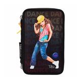 Top Model Triple Pencil Case Led Dance 3 Katlı Dolu Kalem Kutu
