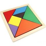 Top Rock Store Ahşap Tangram 14X14 - Renkli