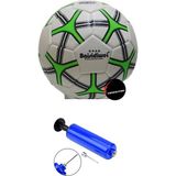 Top Rock Store Dikişli Futbol Topu Tüm Sahalara Uygun Şişirme Pompası Hediyeli - Yeşil