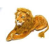 Top Rock Store Oyuncak Yatan Peluş Aslan Kuyruk Uzunluğuyla 55 cm