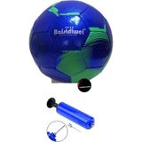 Top Rock Store Parlak Dikişli Futbol Topu Tüm Sahalara Uygun Şişirme Pompası Hediyeli - Lacivert