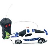 Top Rock Store Uzaktan Kumandalı Beyaz Polis Arabası Dayanıklı Gövde ile Her Yaş Aralığına Uygun