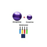 Top Seti Pilates Topu 65 Cm + Pilates Topu 25 Cm + Dual Pompa