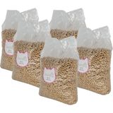 Topaklanan Doğal Çam Peleti Kedi Kumu (10 Litre x 5 Adet)