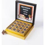 Topal Kadir İsme Özel Sargılı Madlen Hediyelik Çikolata 32 Madlen Çikolata