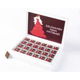 Topal Kadir İsme Özel Sargılı Madlen Kına Çikolatası 48'li