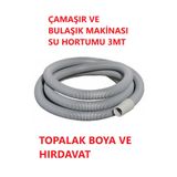 TOPALAKTİCARET 3 Mt Tahliye Hortumu Çamaşır Makinesi Bulaşık Makinesi Yoğuşmalı Kombi Tahliye Hortumu 3 METRE