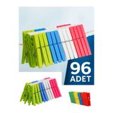 TOPALAKTİCARET Çamaşır Mandalı 96 adet (Çamaşır Maşası)
