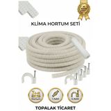 TOPALAKTİCARET Klima Su Tahliye Drenaj Hortumu 5/8- 3 Metre Ek Birleştirme Parça