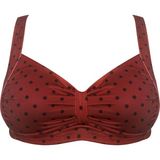 Toparlayıcı Bikini Üstü Geniş Beden Aralığı DB200805BU - 36 - Tarçın