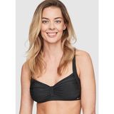 Toparlayıcı Bikini Üstü Geniş Beden Aralığı DB200805BU - 46 - Siyah