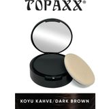 Topaxx Koyu Kahve Suda Çıkmayan 14gr Saç Sakal Dolgunlaştırıcı Pudra Topik
