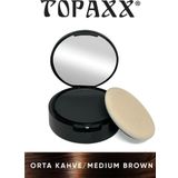 Topaxx Orta Kahve/Medium Brown Saç Sakal Dolgunlaştırıcı Su da Çıkmayan Topik 14 gr