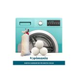 Topimania 3 Adet Xxl Doğal Yerli Üretim Çamaşır Yün Kurutma Topu - Kurutma Makinesi Için