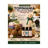 Topimania Yün Kurutma Topları 3 Adet Xxxl Koyu Renkli Çamaşırlar İçin - 3adet 10 ml Koku- Yün Kurutma Topu - Kurutma Makinesi Için