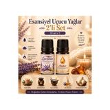 Topimania Yün Kurutma Topları Lavanta- Amber Romantik 10 ml 2 Adet Çamaşır Yün Kurutma Topu Kokusu-esansiyel Uçucu Yağ
