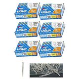 Toplu İğne 20 Gr 28 Mm 6 Paket Yaklaşık 900 Adet Nikel Kaplı Toplu İğne Düğün Nişan Takı İğnesi Okul Ofis Büro