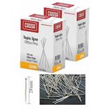 Toplu İğne 250 Gr 2 Paket 28Mm Nikel Kaplı Toplu İğne Düğün Nişan Takı İğnesi Türban 500 Gr Okul Ofis Büro