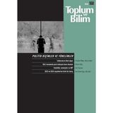Toplum ve Bilim Dergisi 168. Sayı - 2024