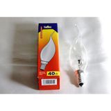 Toplux 220V 40W E14 Duylu, Flamanlı, Şeffaf, Kıvrık, Buji, Mum Ampul. LED Değildir. 10 Adet - Gün Işığı