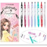 Topmodel Kaligrafi ve Finliner Kalem Setli Defter
