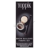 Toppik Orta Kahve Kaş Dolgunlaştırıcı Set