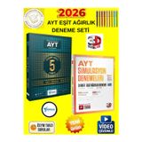 Toprak 2026 Ayt Eşit Ağırlık 5 Li Deneme+3D 2026 Ayt Eşit Ağırlık Simulasyon 5 Li Deneme Set+Kalem