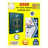 Toprak 2026 Ayt Eşit Ağırlık 5 Li Deneme+Hız Ve Renk 2026 Ayt Eşit Ağırlık 5 Li Deneme Set+Kalem
