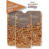 Toprak Doğal Ağın Leblebisi Ekonomik 3'lü Set-Kumda Kavrulmuş Leblebi - 600 gr