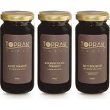 Toprak Doğal Dut Pekmezi , Keçiboynuzu Pekmezi, Andız Pekmezi Seti - 300 gr