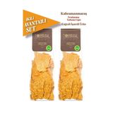 Toprak Doğal Fırınlanmış Tarhana Cips Ekonomik 2'li Set - Maraş Tarhana Cipsi Fırınlanmış