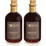 Toprak Doğal Hurma Özü - Karadut Özü 300g + 300g ( Soğuk Sıkım ) - Şeker İlavesiz - 300 gr