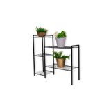 TOPRAK E-TİCARET Garden 5 Raflı Dekoratif Amaçlı Metal Ayaklı Saksılık Çiçeklik Bahçe Dekor Uynev9025es