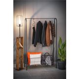 TOPRAK E-TİCARET Metal 1 Raflı Metal Ayaklı Portmanto Ve Raflı Konfeksiyon Askılığı Metal Ayaklı Elbise Askılığı