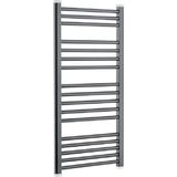 Toprak Havlupan 40/70CM 10 Borulu Antrasit Renk Havlupan Radyatör Banyo Isıtıcı 5 Yıl Garantili - 40 x 70 cm