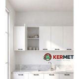 Toprak Mobilya 180 cm Beyaz Mutfak Dolabı Üst Modül Suntalam Malzeme Modern Tasarım Raflı