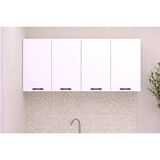 Toprak Mobilya Beyaz 120 cm Mutfak Dolabı Üst Modül Suntalam Malzeme Modern Tasarım Raflı