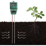 Toprak Ph Ölçer, Nem/güneş Işığı ve Ph Testi Için Dijital 3'ü 1 Arada Toprak Test Kiti, Ev ve Bahçe, Bitkiler, Çimen, Çiftlik, Bitki ve Bahçe Aletleri, Iç Mekan/dış Mekan Kullanımı Için Prob