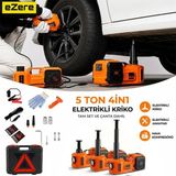 Toprak Plus Ezere Powerlift Pro 5 Ton Çok Fonksiyonlu Elektrikli Hidrolik Kriko Lift Kaldırma - TOPRAK4135-7 - Turuncu