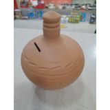 Toprak sabır kumbarası naturel büyük boy 16*20cm