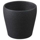 Toprak saksı, koyu gri, 6 cm