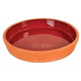 TOPRAK SIRLI ORTA BOY ET TAVA-FIRIN TEPSİ toprak tencere kap (36 * 6.5 cm)