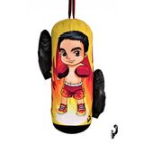 TOPRAK SPORT 45 cm Çocuklar Için Boks Torbası (kum Torbası) Eldiven Hediyeli 5-10 kg Sarı