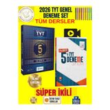 Toprak Tyt Tüm Dersler 5 Li Genel Deneme+Aktif Tyt 5 Li Genel Deneme Kuvvet Serisi Set+Kalem